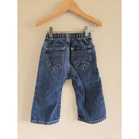 Toddler Vintage Y2K Riders Denim Floral Embroidered Jeans - Picture 4 of 5